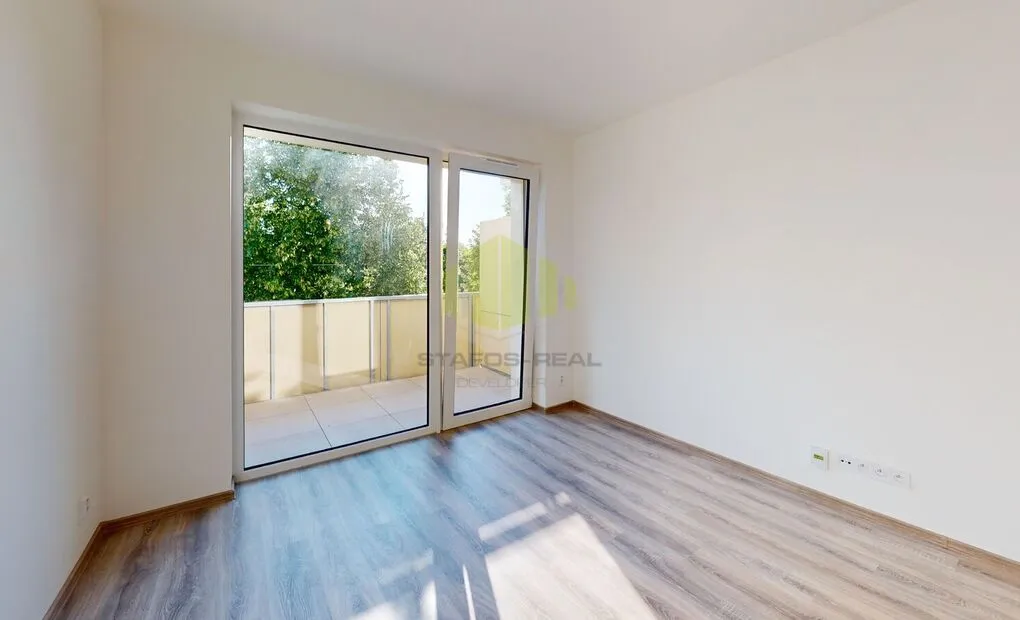 Pronájem moderního bytu 1+kk 32m2 + balkon 4,6m2 v novostavbě, Frištenského, Olomouc