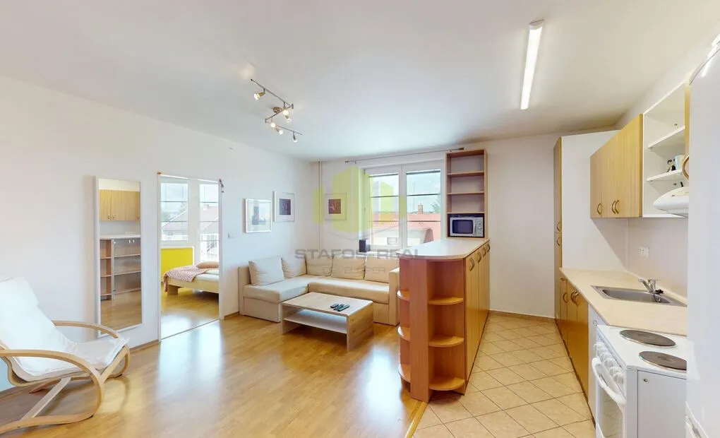 Pronájem bytu 2+kk, 57m2 + 3m2 balkon, Topolová, Olomouc - Slavonín