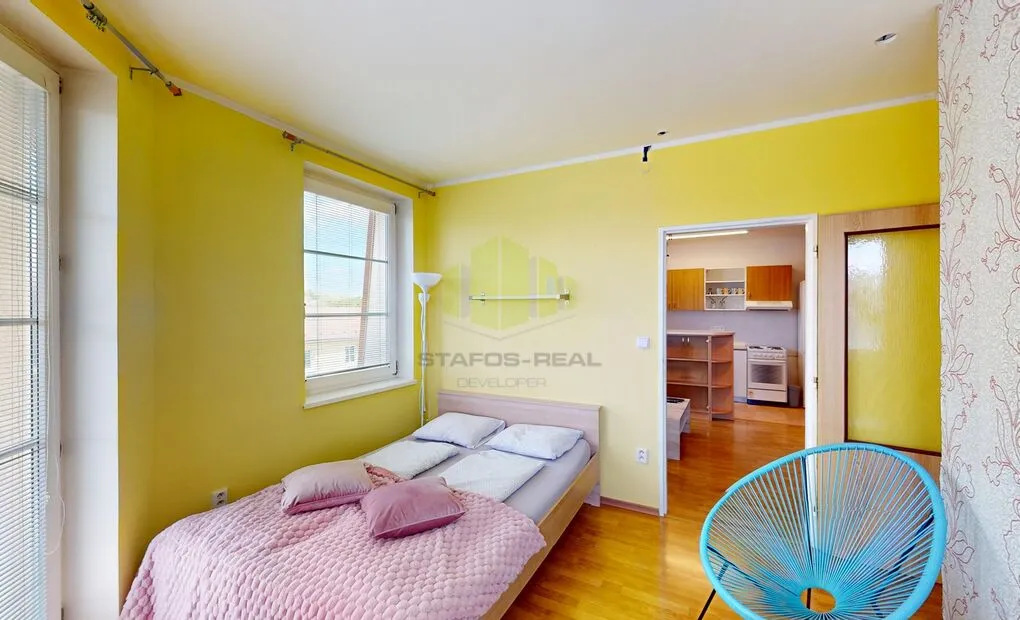 Pronájem bytu 2+kk, 57m2 + 3m2 balkon, Topolová, Olomouc - Slavonín