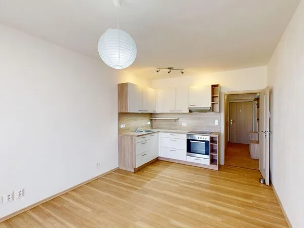 Fotografie nemovitosti - Pronájem moderního bytu 1+kk 28m2 + lodžie 6m2 v novostavbě, Janského, Olomouc - Povel