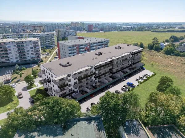 Fotografie nemovitosti - Prodej nadstandardního bytu 1+kk na ulici Jeremiášova o velikosti 32,28 m2 s lodžií 9,44 m2