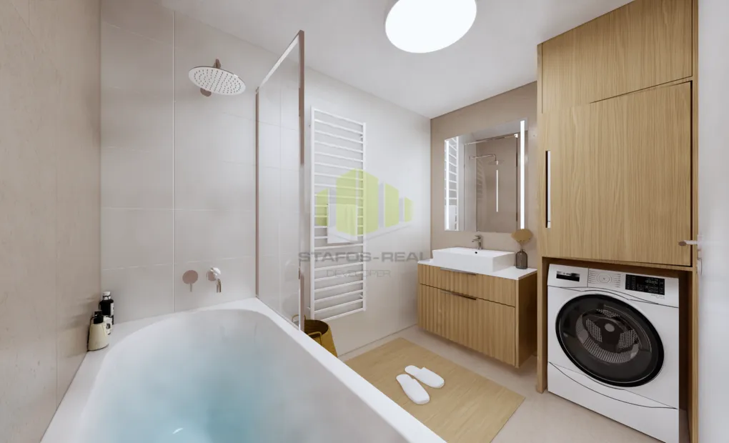 Prodej nadstandardního bytu 2+kk na ulici Jeremiášova o velikosti 58,16 m2 s lodžií 16,32 m2