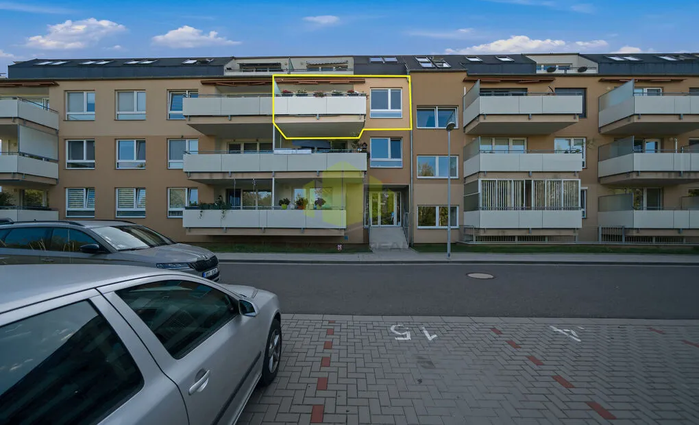 Prodej částečně zařízené novostavby 2+kk Z 55,5m2 + lodžie 11,4m2 &ndash; Topolová, Olomouc - Slavonín