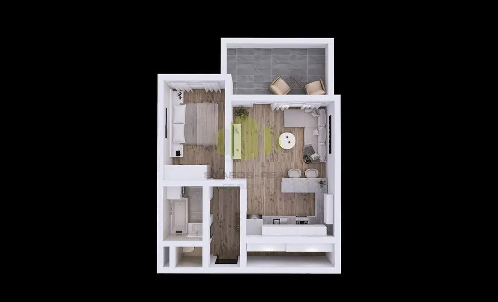 Prodej částečně zařízené novostavby 2+kk Z 55,5m2 + lodžie 11,4m2 &ndash; Topolová, Olomouc - Slavonín