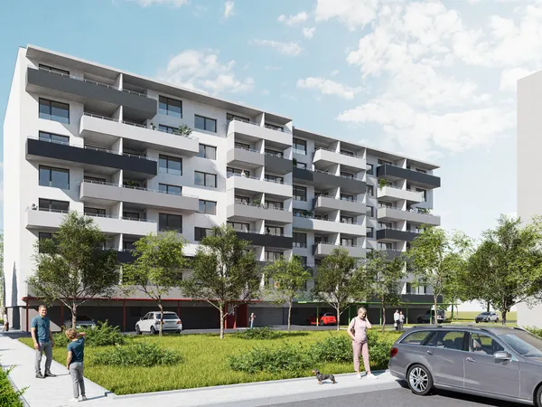 Fotografie nemovitosti - Pronájem novostavby bytu 2+kk 59,8 m2 + 17 m2 lodžie, Janského, Olomouc - Povel